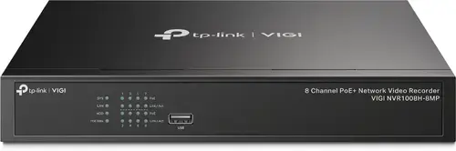NVR TP-LINK VIGI NVR1008H-8MP, PoE+, 8 canale