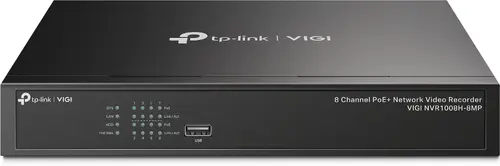 NVR TP-LINK VIGI NVR1008H-8MP, PoE+, 8 canale