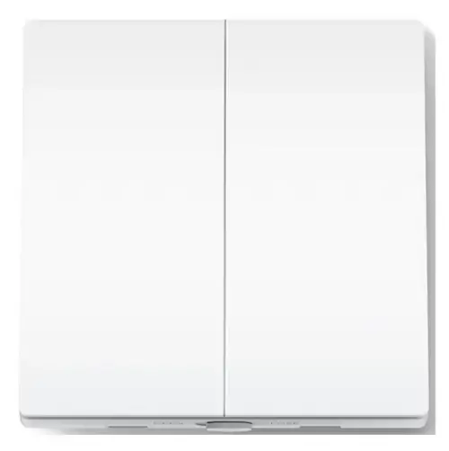 Intrerupator inteligent dublu TP-Link Tapo S220, Wi-Fi (Alb)