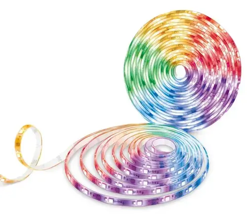 Banda LED TP-Link Tapo L930-10, Multicolora, cu zone de culoare si LED-uri albe, Wi-Fi, consum 24W/buc, banda 2 x 5m, control prin aplicatia Tapo, comenzi vocale