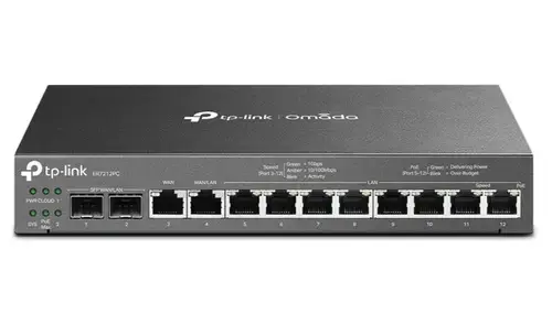 Router TP-LINK ER7212PC, VPN, Omada 3in1, 1200MHz (Negru)