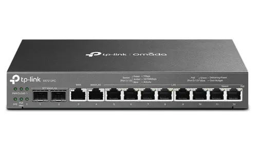 Router TP-LINK ER7212PC, VPN, Omada 3in1, 1200MHz (Negru)
