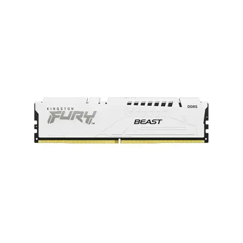 Memorie Kingston FURY Beast White 16GB DDR5, 5200MT/s, CL40