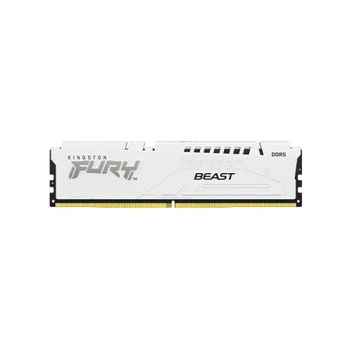 Memorie Kingston FURY Beast White 16GB DDR5, 5200MT/s, CL40