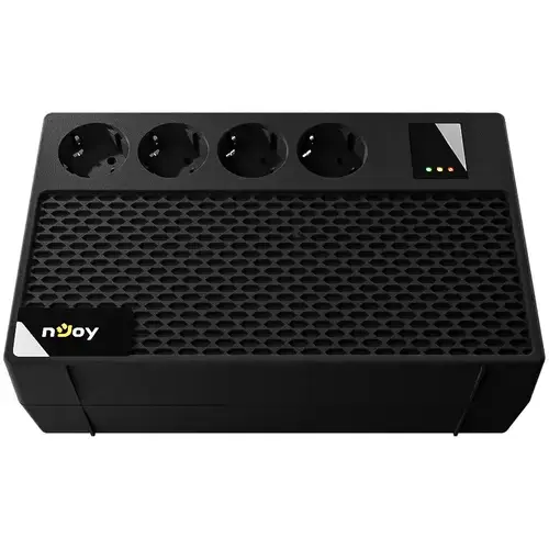 UPS nJoy UPCSBLS665TRECG01B Renton 650 PLUS, 650VA/360W, AVR, 4 Prize Schuko
