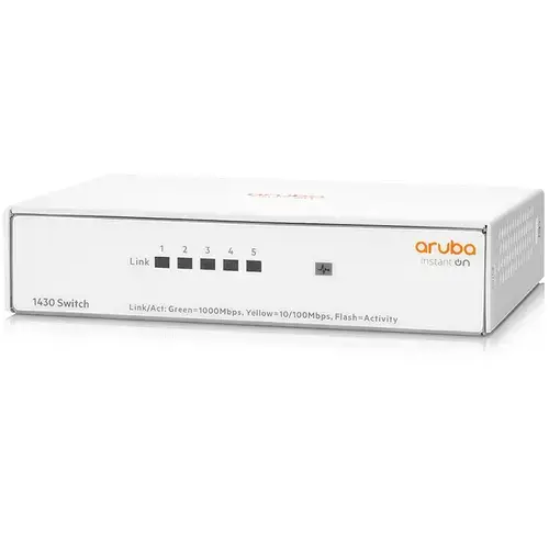 Switch Aruba R8R44A Instant On 1430, 5 porturi, Gigabit