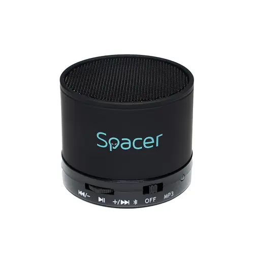 Boxa Portabila Spacer Topper, 3W, Bluetooth (Negru)