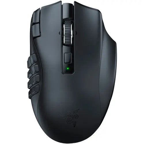 Mouse Gaming Wireless Razer Naga V2 HyperSpeed, 19 butoane, 30k DPI (Negru)