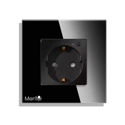 Priza simpla Smart wireless Mentor ES039 WiFi 16A monitorizare consum incastrata