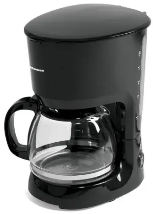 Cafetiera Heinner HCM-750BK, 750 W, 1.25 L (Negru)