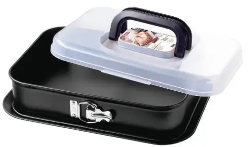 Forma de copt cu capac WMF Bake&Take, 35 x 34 cm (Negru)