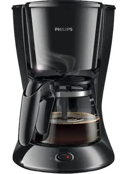 Cafetiera Philips Daily Collection HD7461/20, 1.2 L, 1000 W (Negru)