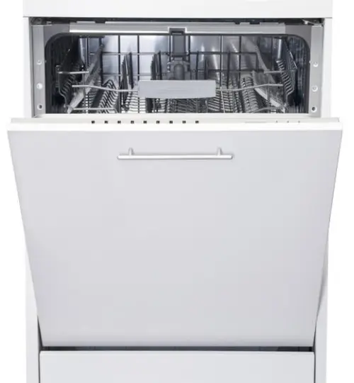 Masina de spalat vase incorporabila Heinner HDW-BI6092TE++, 12 Seturi, 9 Programe, Touch Control, AquaStop, Clasa E, 60 cm (Alb)