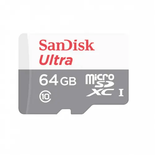 Card de Memorie SanDisk MicroSDXC, 64GB, Adaptor SD, Class 10