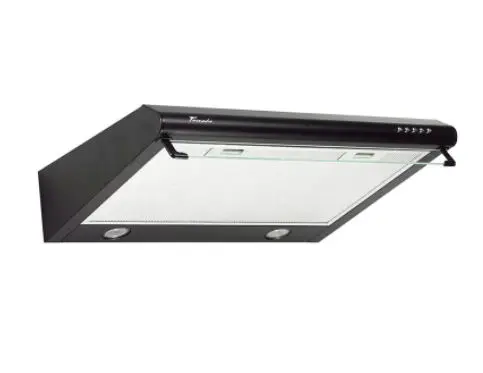 Hota traditionala Tornado Bona 10 (50) LED, 1 motor, latime 50 cm, absorbtie 380 m3/ora, filtru anti-grasimi aluminiu 5 straturi (Negru)