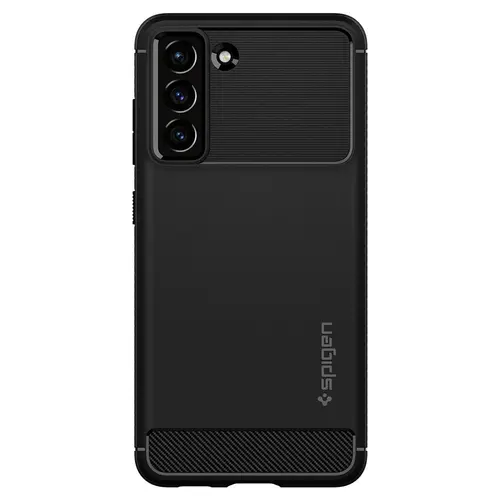 Protectie Spate Spigen Rugged Armor pentru Samsung Galaxy S21 FE (Negru)