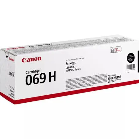 Toner Canon CRG069BK, acoperire 7600 pagini (Negru)