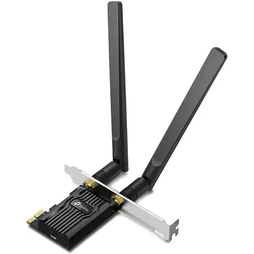 Placa de retea TP-Link Archer TX20E, adaptor PCIe, Wi-Fi 6, AX1800, Wi-Fi Dual-Band, Bluetooth 5.2
