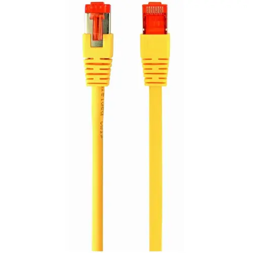 Cablu S/FTP GEMBIRD PP6A-LSZHCU-Y-5M, Cat6a, LSZH, 5 m (Galben)