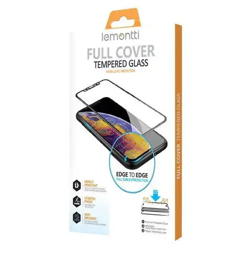 Folie Protectie Sticla Lemontti pentru Oppo A77 5G, 9H (Transparent/Negru)