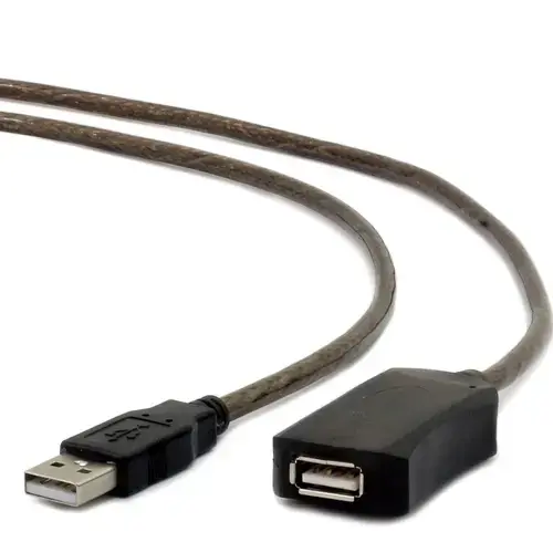 Cablu prelungitor activ USB 2.0 Cablexpert UAE-01-10M, lungime 10 m,  conectori USB A tata la USB A mama