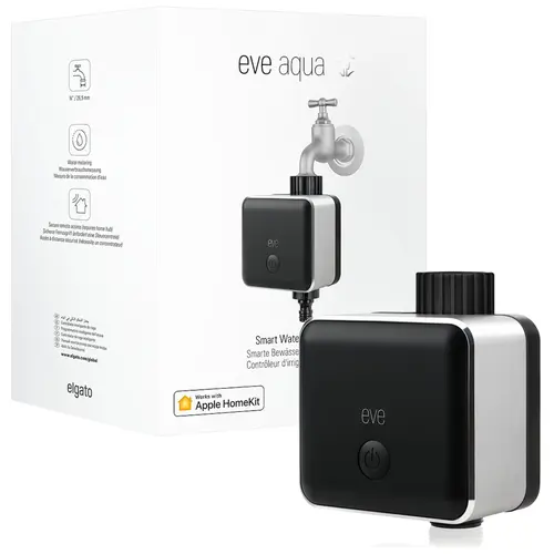 Controler inteligent pentru sistem de irigare Eve, Negru/Gri
