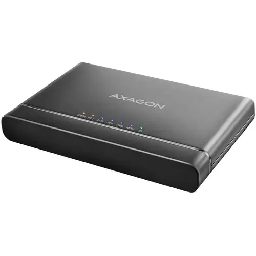 Rack extern Axagon CloneMaster 2, USB-C 3.2 Gen 2 - NVMe M2, SATA 2.5/3.5 inch, functie clonare, Negru