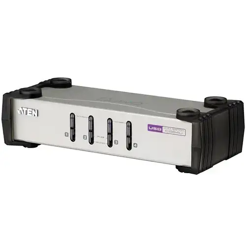 Switch KVM Aten CS84U, 4 porturi, USB, VGA