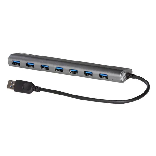 HUB USB I-tec Metal Charging HUB 7, 7x USB 3.0 (Gri)