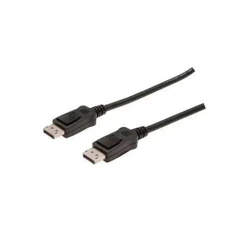 Cablu Assmann AK-340103-030-S, 2 x Displayport tata, 3m, Negru