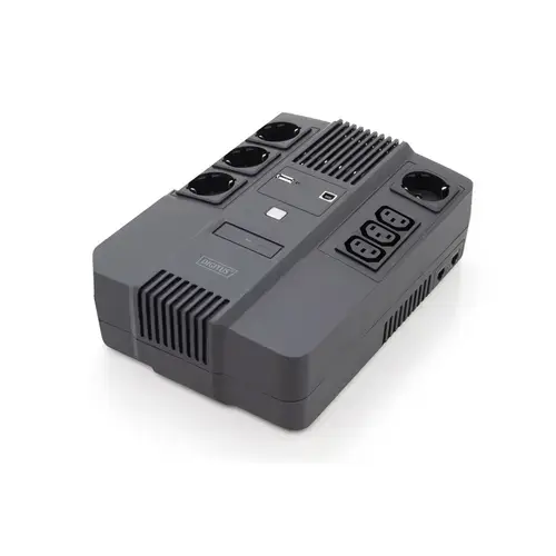 UPS Digitus DN-170111, All-in-One 800VA, Negru