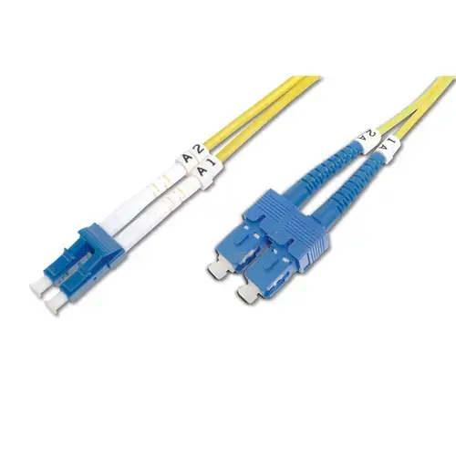 Fibra optica Digitus DK-2933-02, duplex, LC / LC, 2m (Galben)
