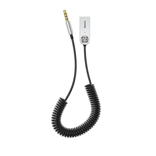 Adaptor Audio Baseus Bluetooth Jack 3.5mm, alimentare prin USB, Negru
