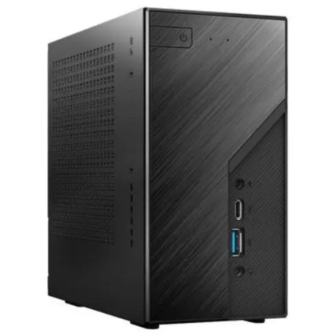 Calculator Barebone ASRock DeskMini X300, fara procesor, Socket AM4, fara memorie RAM, fara stocare, No OS (Negru)
