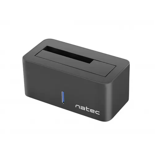 Statie de andocare Natec Kangaroo, Aluminiu, USB, Pentru Mac si Windows (Negru/Alb)
