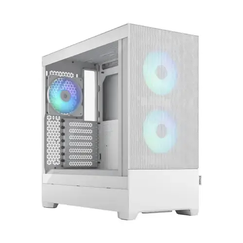 Carcasa Fractal Design Pop Air RGB, Sticla (Alb)