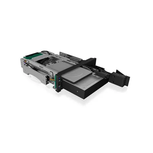 Raidsonic IcyBox IB-173SSK 5,25inch Rack mobil pentru HDD SATA/SAS de 3,5inch si 2,5inch