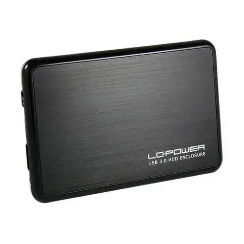 Rack extern pentru HDD, LC-Power, LC-25BUB3, 2.5inch, SATA II, USB 3.0, Ultra slim (Negru)
