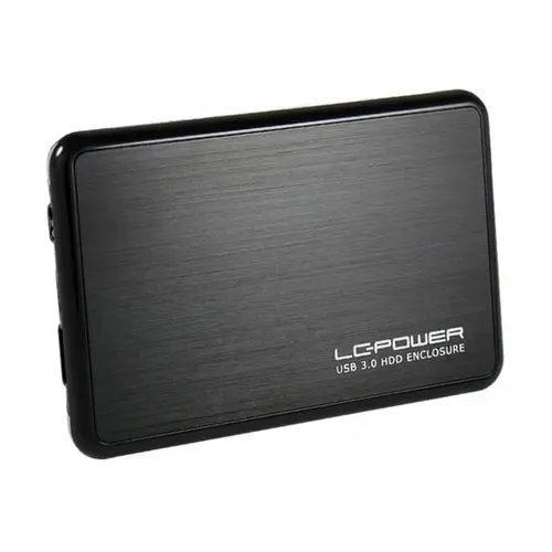 Rack extern pentru HDD, LC-Power, LC-25BUB3, 2.5inch, SATA II, USB 3.0, Ultra slim (Negru)