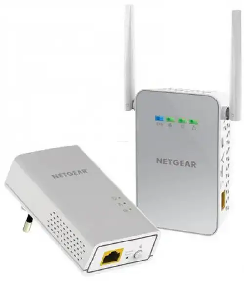 Kit Adaptoare Powerline Netgear PLW1000-100PES, Gigabit, 1000 Mbps