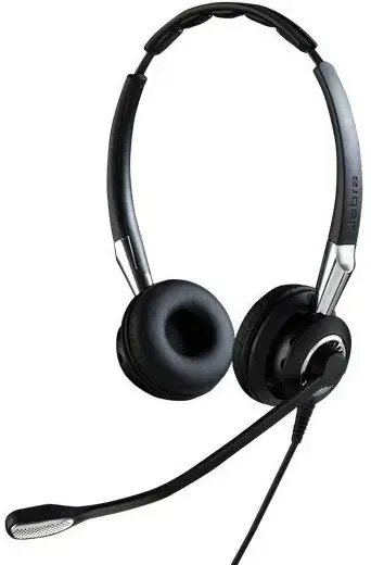 Casti Jabra BIZ 2400 II Duo IP, Microfon (Negru)