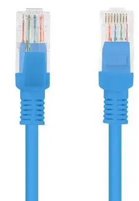 Cablu UTP Lanberg PCU6-10CC-1500-B, Patchcord, CAT.6, 15 m (Albastru)