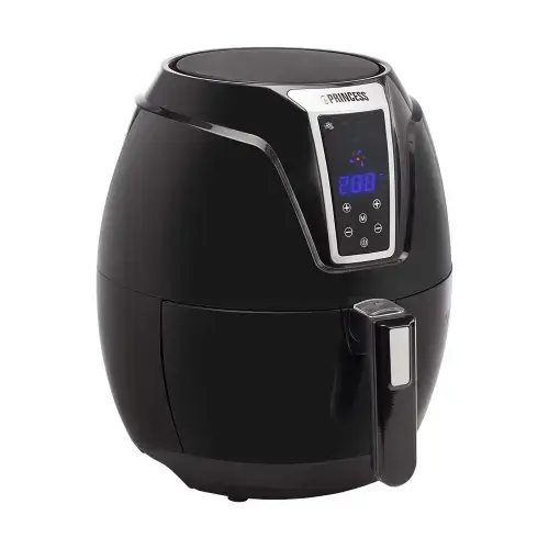 Friteuza cu aer cald Princess Aerofryer XL 0118202101001, 1400 W, 3.2 l, 7 Programe, 80-200°C (Negru)
