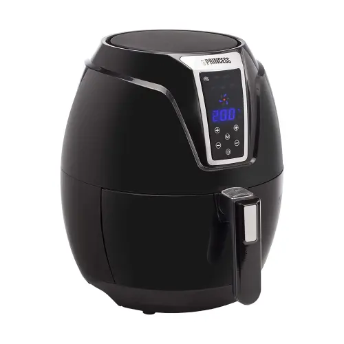 Friteuza cu aer cald Princess Aerofryer XL 0118202101001, 1400 W, 3.2 l, 7 Programe, 80-200°C (Negru)