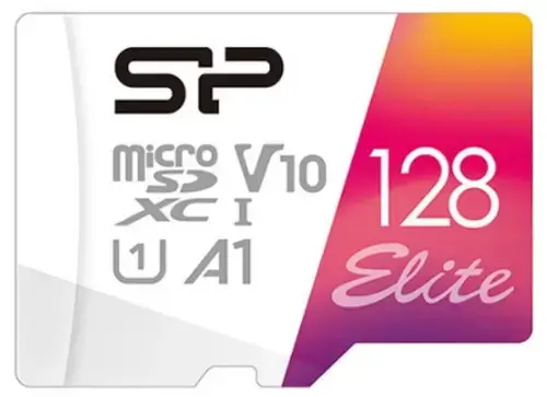 Card de memorie Silicon Power Elite microSDXC, 128 GB, UHS-I, A1, V10