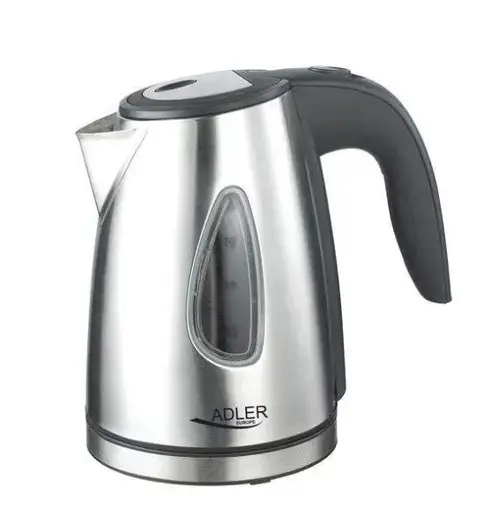 Fierbator Adler AD 1203, 1 L, 1500 W (Negru/Argintiu)