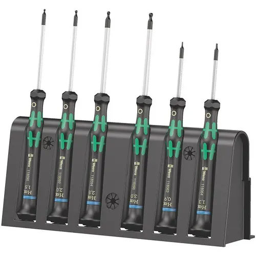 Set surubelnite Kraftform Micro, profil hexagonal, 6 bucati, Wera 2052/6