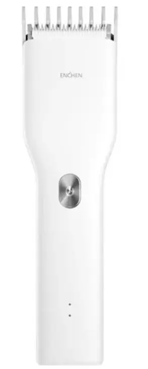 Aparat de tuns ENCHEN BOOST-WNew, 2 Viteze, Lame ceramice (Alb)