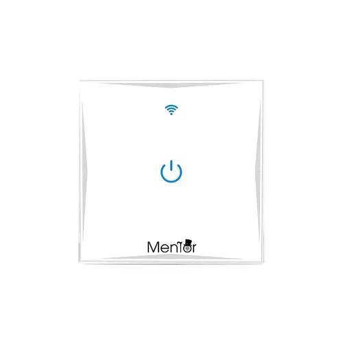 Intrerupator cap scara Smart Wireless Mentor ES010, simplu cu touch