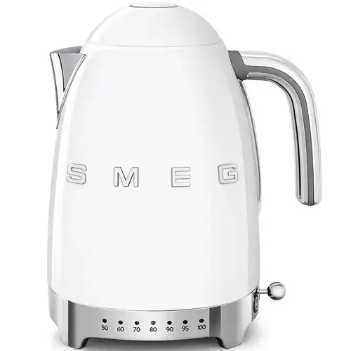Fierbator electric Smeg KLF04WHEU, 2400W, 1.7 L (Alb)